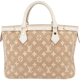 Louis Vuitton Monogram Denim Sabbia Cabas MM Handbag
