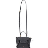 Celine Black Grained Calfskin Pico Mini Belt Handbag