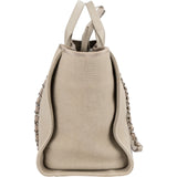 Chanel Canvas Deauville Tote Shoulder Bag
