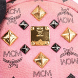 MCM Visetos Monogram Stark Studded Small 2 in 1 Backpack