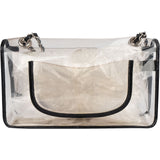 Chanel Transparent Vinyl Single Flap Shoulder Bag