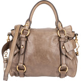 Miu Miu Vitello Lux Bow Small Crossbody Handbag