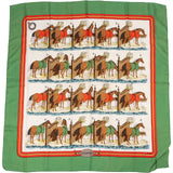 Hermès Ecuries Silk Carre 90 Scarf Tuch