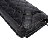 Chanel Quilted Caviar Leather CC Wallet On Chain Crossbody Bag