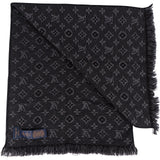 [🔄️B19 / F32] Louis Vuitton Wool Monogram Classic Schal Scarf - vintageandkickz