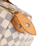 Louis Vuitton Monogram Damier Azur Speedy 25 Handbag