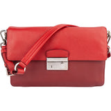 Prada Saffiano Leather Bicolor Shoulder Bag