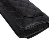 Chanel Quilted Lambskin Palladium Wallet On Chain Crossbody Bag