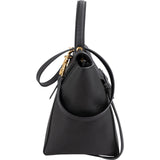 Céline Black Grained Leather Belt Handbag