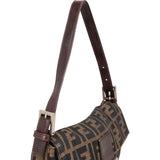 Fendi Monogram FF Zucca Baguette Shoulder Bag