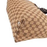 Gucci Monogram GG Canvas Jolicoeur Horsebit Tote Shoulder Bag