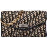 Christian Dior Trotter Monogram Jaquard Vintage Single Flap Shoulder Bag