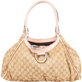 Gucci Monogram GG Canvas Abbey D-Ring Hobo Shoulder Bag
