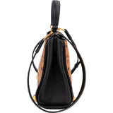 MCM Monogram Visetos Aren Top Handle Mini Handbag
