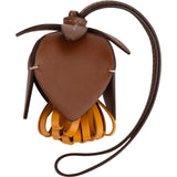 Miu Miu Bicolor Leather Flower Bag Charm