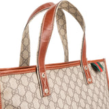 Gucci Monogram GG Supreme Web Tote Handbag