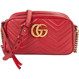 Gucci Matelassé Leather GG Marmont Camera Crossbody Bag