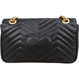 Gucci Chevron Leather GG Marmont Camera Crossbody Bag