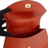 Louis Vuitton Cognac Epi Leather Tilsitt Shoulder Bag