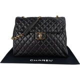Chanel Quilted Lambskin CC Single Flap Crossbody Bag
