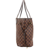 Louis Vuitton Monogram Damier Ebene Neverfull MM Shoulder Bag