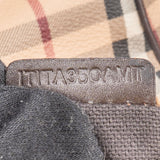 Burberry Haymarket Nova Check Hobo Shoulder Bag