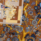 Hermès Fantaisies Indiennes Silk 90 Scarf Tuch