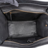 Céline Suede Tricolor Leather Luggage Handbag