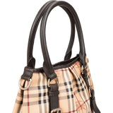 Burberry Nova-Check Monogram Brooke Satchel Handbag
