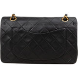 Chanel Quilted Lambskin Small 24K Gold Double Flap Shoulder Bag