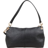 Coach Pebbled Leather Horse Carriage Mia Shoulder Bag