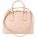 Prada Pink Saffiano Leather Small Promenade Handbag