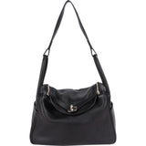 Hermès Clemence Leather Lindy 30 Handbag