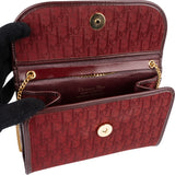Christian Dior Oblique Monogram Canvas Jacquard Small Flap Crossbody Bag