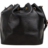 Louis Vuitton Noir Epi Leather Sac Noé Petit Shoulder Bag