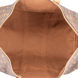 Louis Vuitton Monogram Canvas Keepall 55 Bandoulière Travel Bag