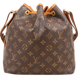 Louis Vuitton Monogram Canvas Sac Noé Petit Shoulder Bag