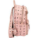 MCM Visetos Monogram Stark Studded 2 in 1 Mini Backpack