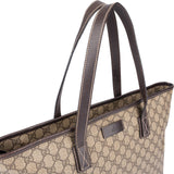 Gucci Monogram GG Supreme Canvas Tote Shoulder Bag