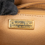 Christian Dior Navy Vintage Monogram Canvas Top Handle Handbag