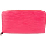 Louis Vuitton Pink Epi Leather Zippy Wallet