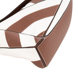 Loewe Striped Leather Puzzle Handbag