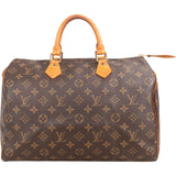 Louis Vuitton Monogram Canvas Speedy 35 Handbag