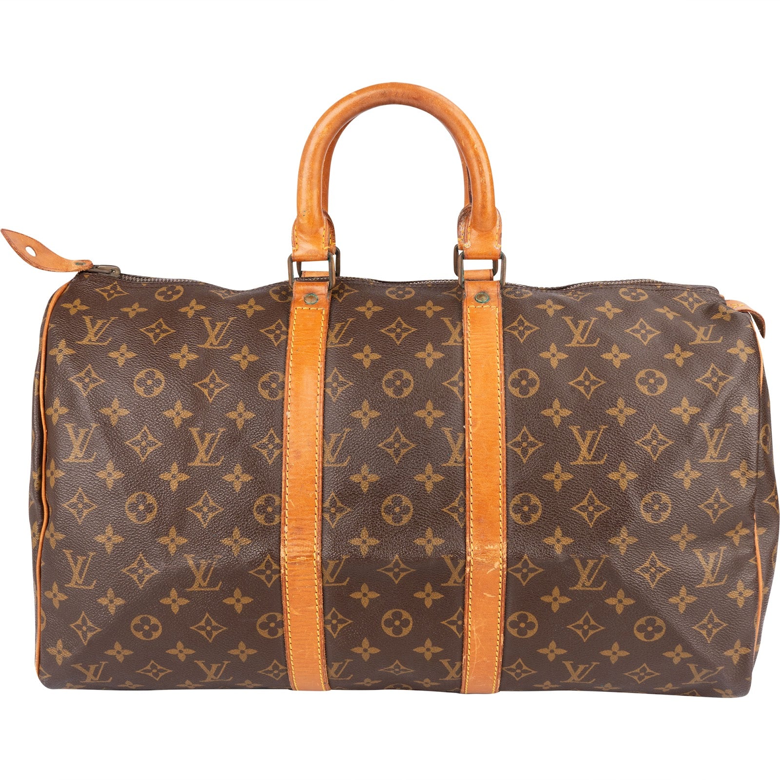 Louis Vuitton Monogram Canvas Keepall 45 Travel Bag - vintageandkickz