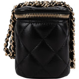 Chanel Quilted Lambskin Mini Vanity Case Crossbody Bag