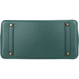 Hermès Vert Clair Ardennes Leather Birkin 35 Handbag
