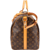 Louis Vuitton Monogram Canvas Keepall 50 Bandoulière Travel Bag