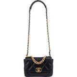 Chanel 19 Quilted Lambskin Medium Single Flap Crossbody Bag