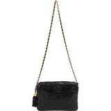 Chanel Quilted Lambskin Tassel Camera Crossbody Bag
