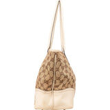 Gucci Monogram GG Canvas Abbey Interlocking GG Tote Shoulder Bag
